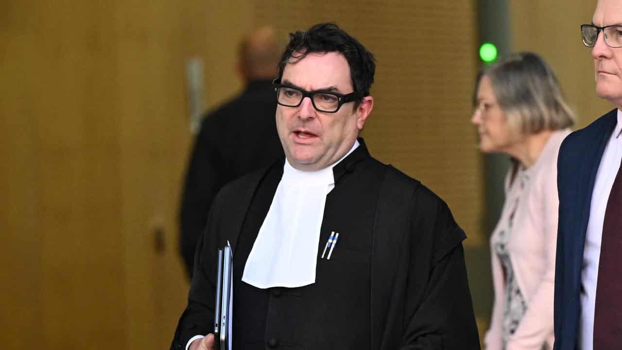 Defence barrister Andrew Hoare (file)